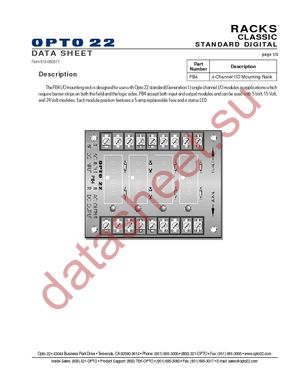 PB4 datasheet  